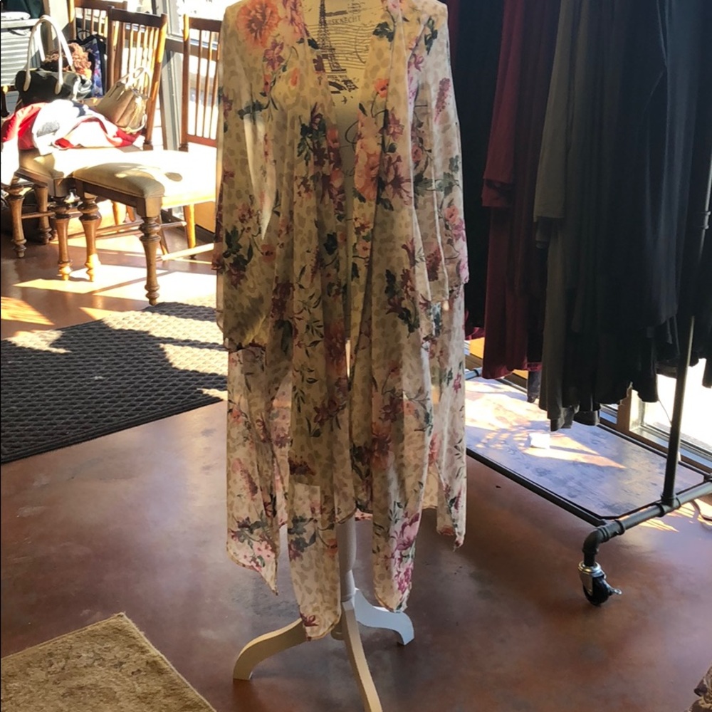 Floral cardigan